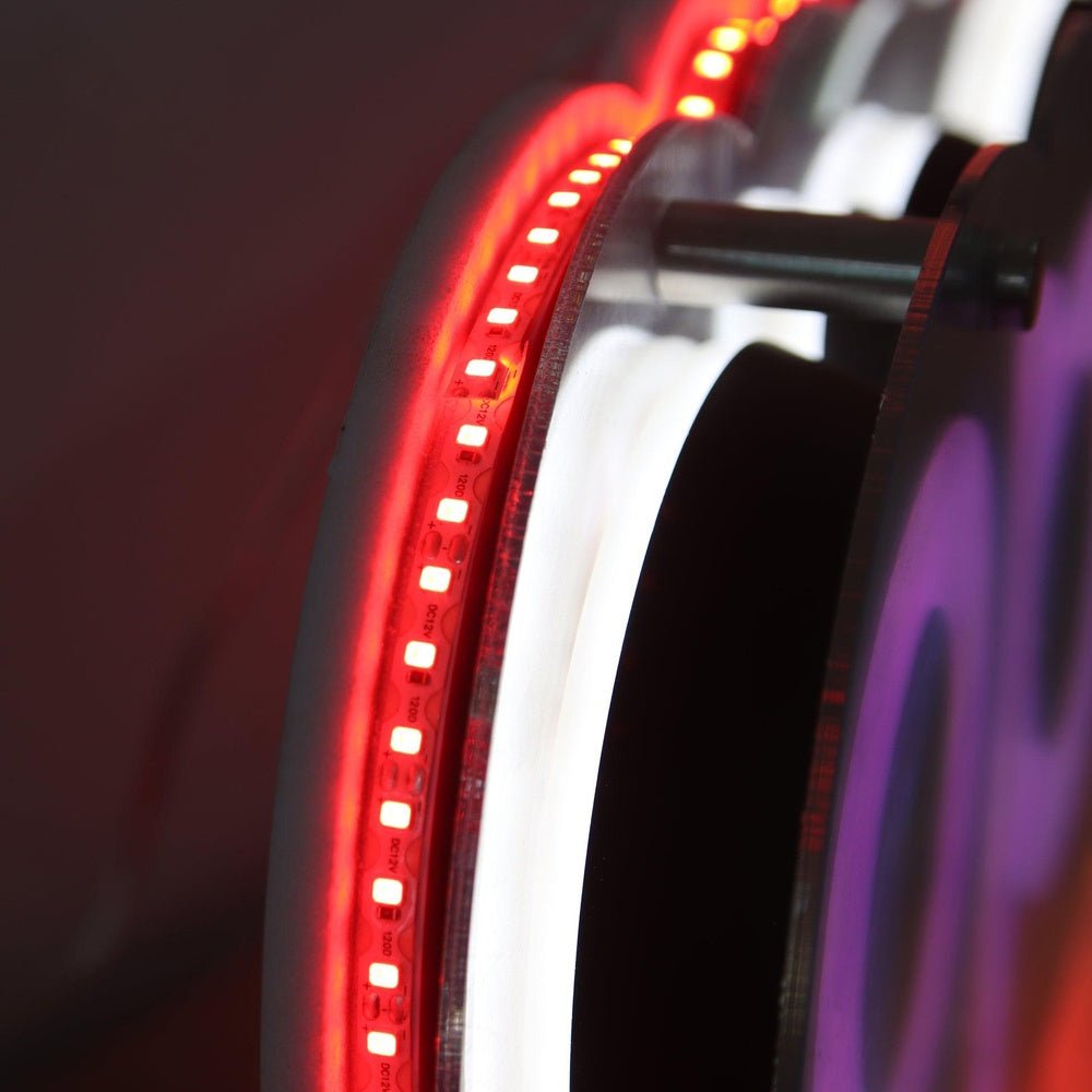 Open 3D Front And Back Lit Letters Metal Led Sign - Shineneon