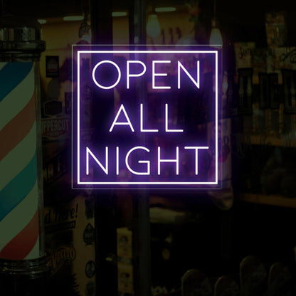 Open All Night Led Neon Sign | Shineneon
