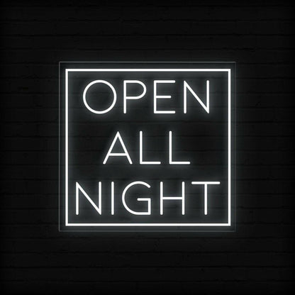 Open All Night Led Neon Sign | Shineneon