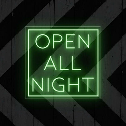 Open All Night Led Neon Sign | Shineneon