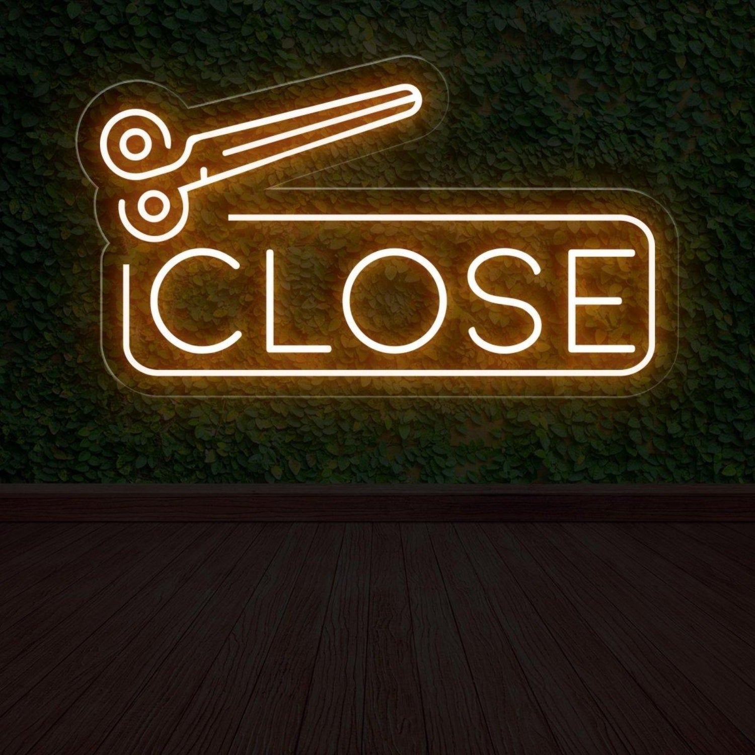 Open And Close Scissor Led Neon Sign For Salons | Shineneon
