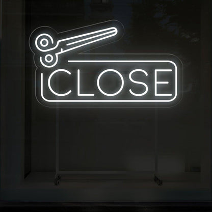 Open And Close Scissor Led Neon Sign For Salons | Shineneon