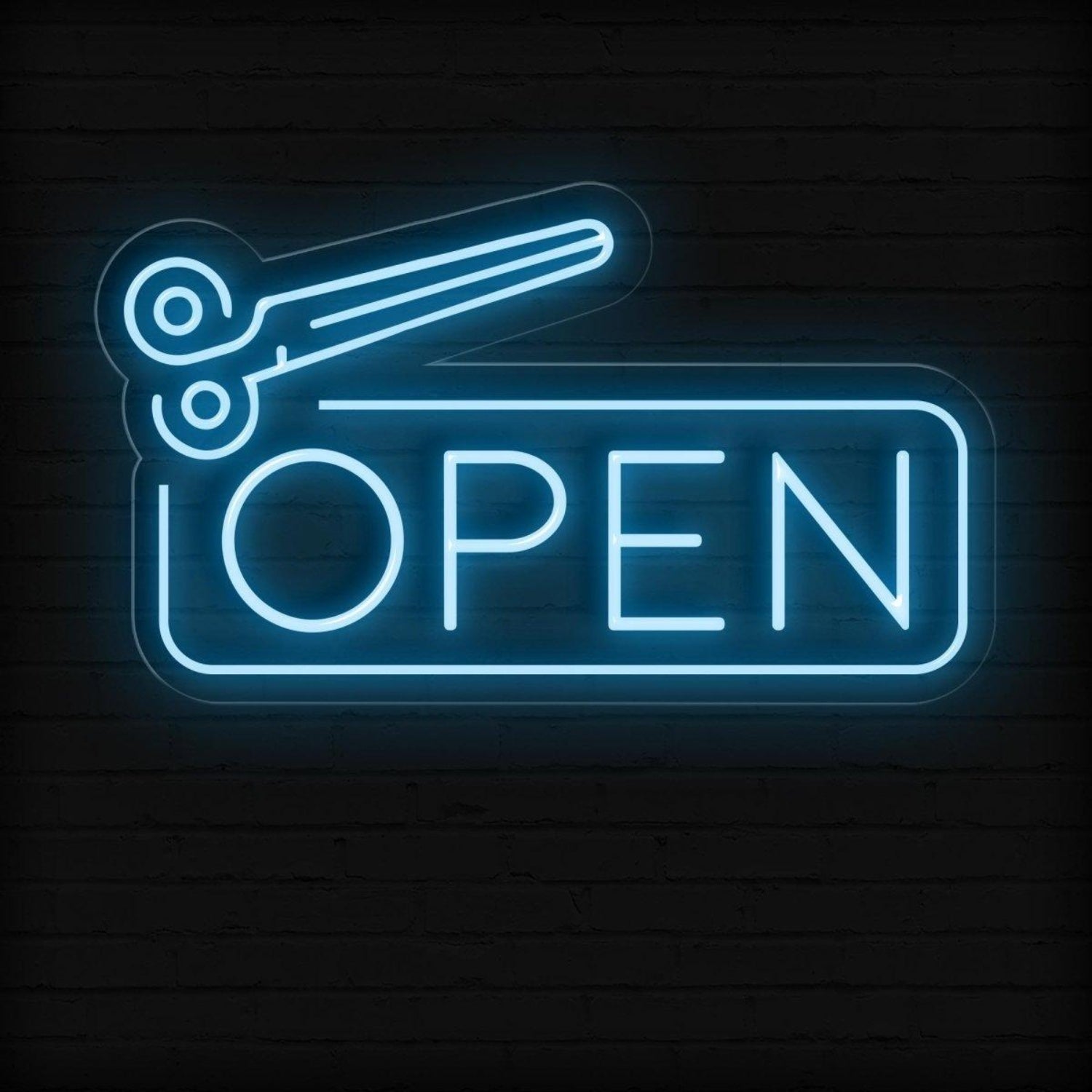 Open And Close Scissor Led Neon Sign For Salons | Shineneon