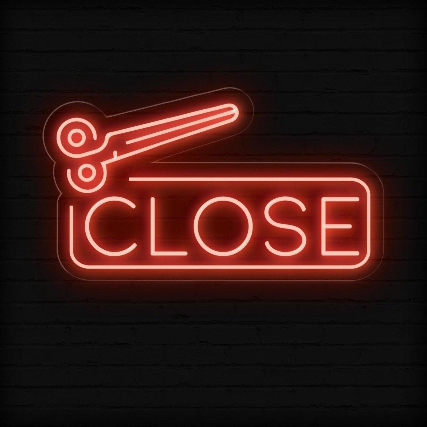 Open And Close Scissor Led Neon Sign For Salons | Shineneon