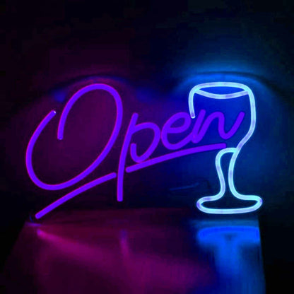 Open Bar Led Neon Sign | Shineneon