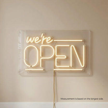Open Business LED Neon Sign Wall Decor Business Sign - 04 Size Image