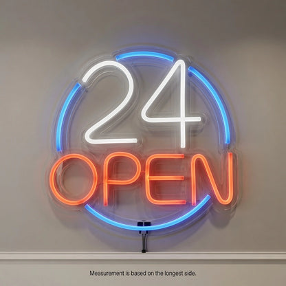 Open Business LED Neon Sign Wall Decor Wall Art - 04 Size Image