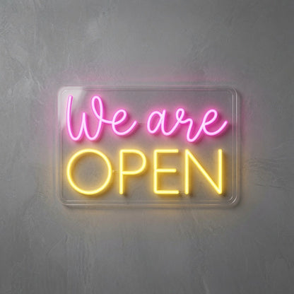 Open Business LED Neon Sign Wall Decor Wall Art Wall Art - 02 High-Converting Product Image