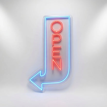 Open Business LED Neon Sign Wall Decor Wall Decor Wall Decor - 01 Original Product Image
