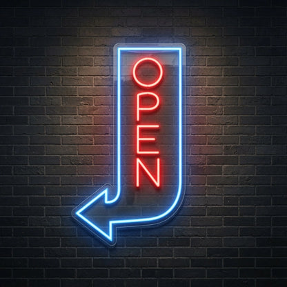 Open Business LED Neon Sign Wall Decor Wall Decor Wall Decor - 02 High-Converting Product Image