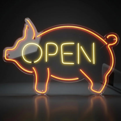 Open Cafe Wall Art LED Neon Sign - 01 Original Product Image