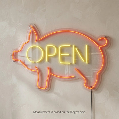 Open Cafe Wall Art LED Neon Sign - 04 Size Image