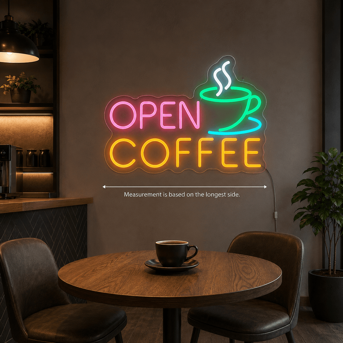 Open Coffee LED Neon Sign - Shineneon