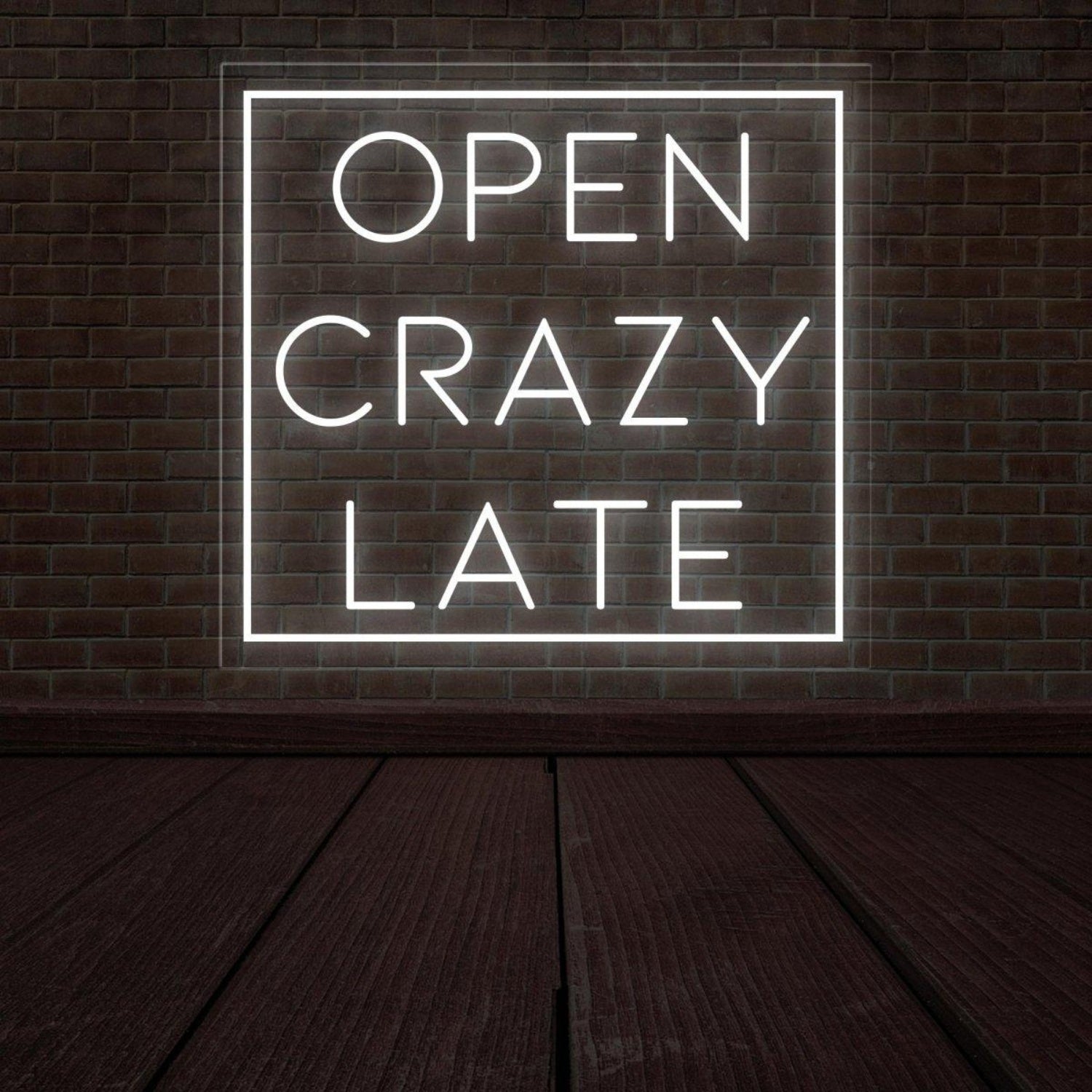 Open Crazy Late Neon Led Sign | Shineneon