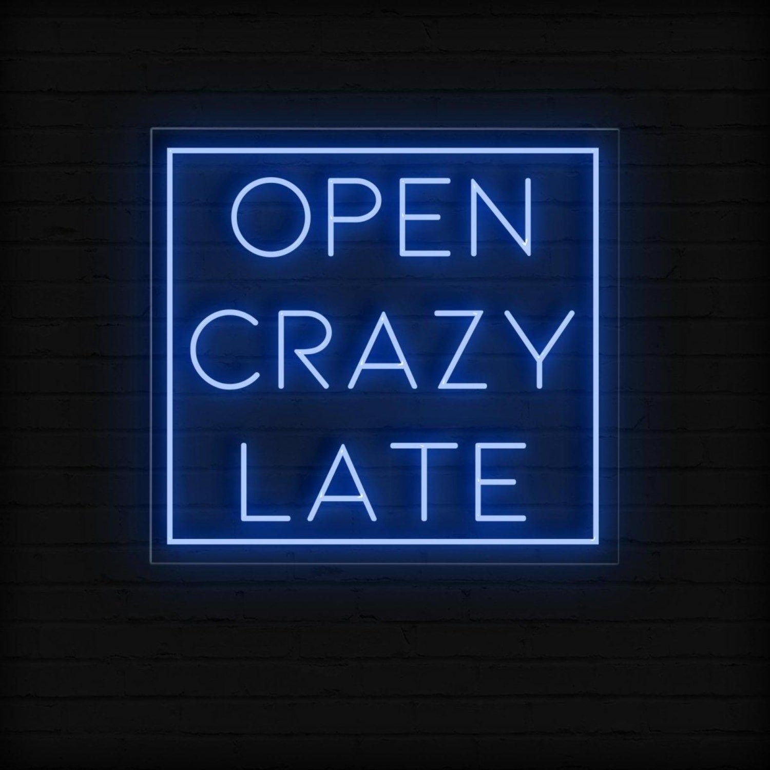 Open Crazy Late Neon Led Sign | Shineneon