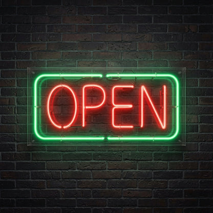 Open Diner Wall Decor LED Neon Sign - 01 Original Product Image