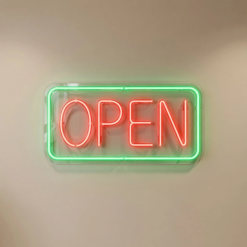 Open Diner Wall Decor LED Neon Sign - 04 Size Image
