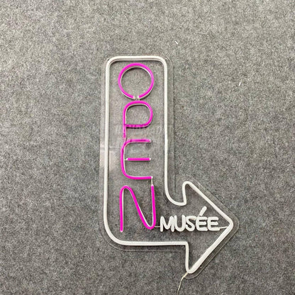 Open Direction Bar Led Neon Sign Led Decor | Shineneon