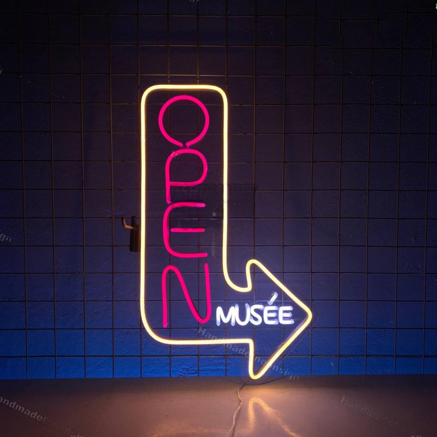 Open Direction Bar Led Neon Sign Led Decor | Shineneon