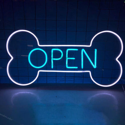 Open Dog Bone Neon Led Decor | Shineneon