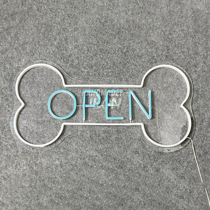 Open Dog Bone Neon Led Decor | Shineneon