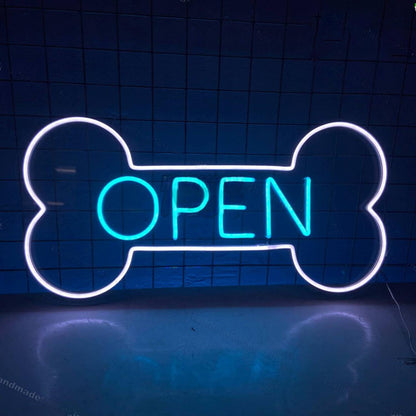 Open Dog Bone Neon Led Decor | Shineneon
