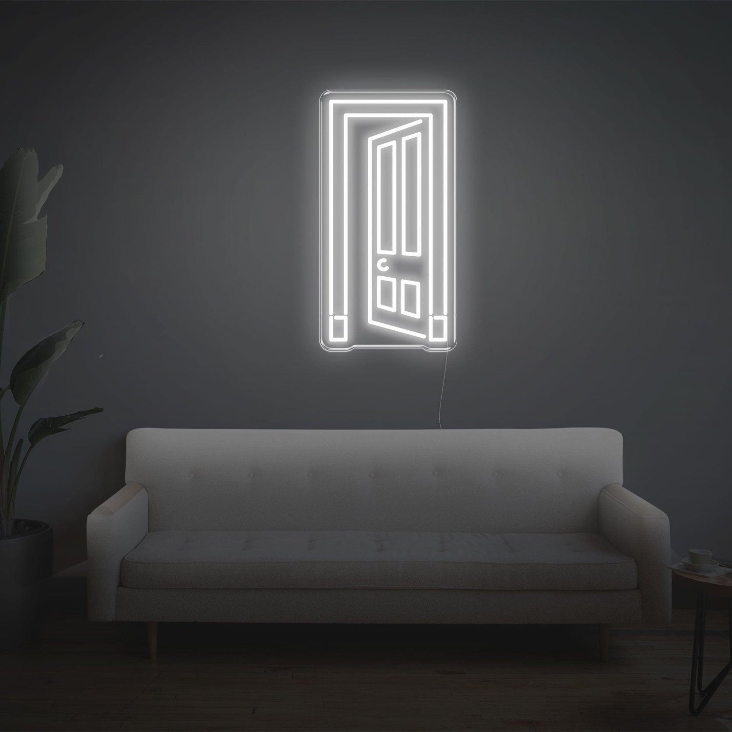 Open Door Amber Led Neon Sign For Modern Home Decor | Shineneon