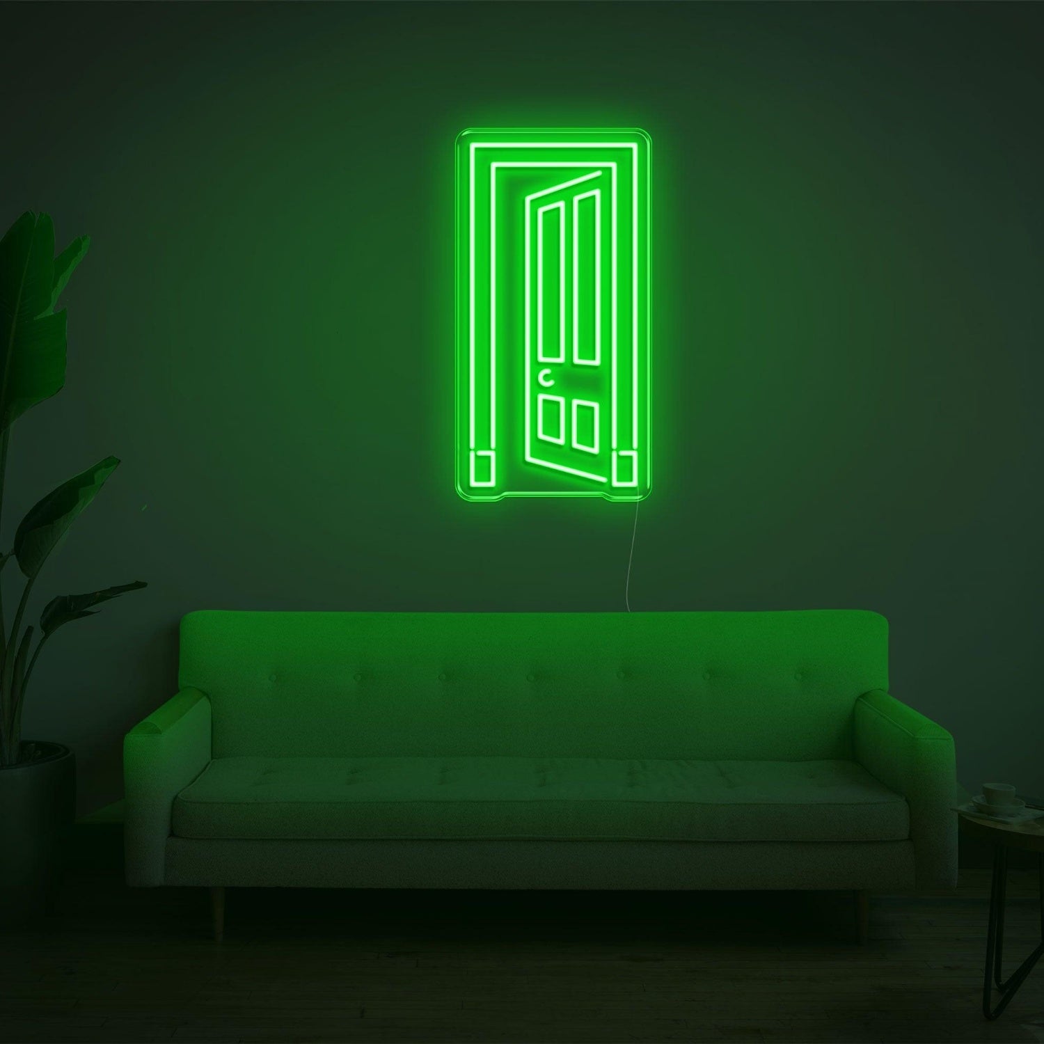 Open Door Amber Led Neon Sign For Modern Home Decor | Shineneon