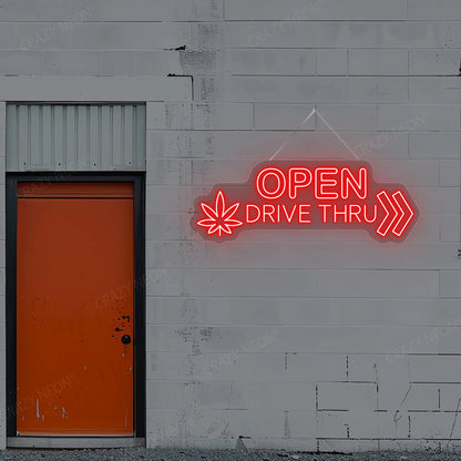 Open Drive Thru Sign | Shineneon