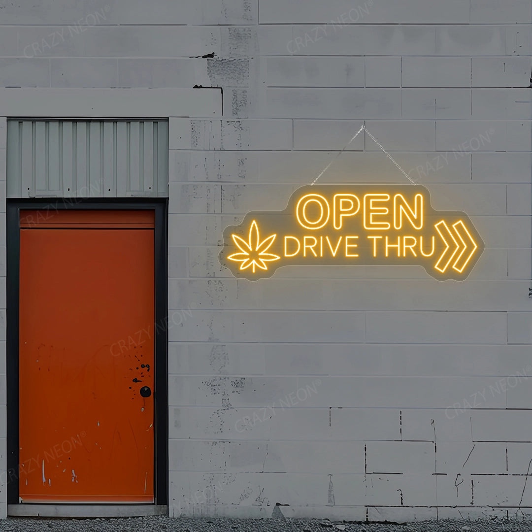 Open Drive Thru Sign | Shineneon