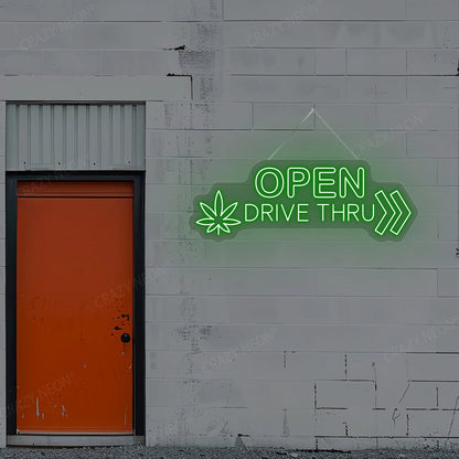 Open Drive Thru Sign | Shineneon
