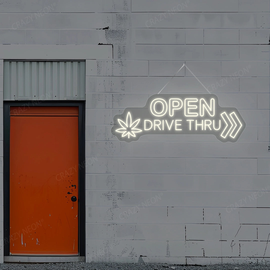 Open Drive Thru Sign | Shineneon