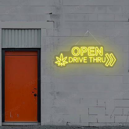Open Drive Thru Sign | Shineneon