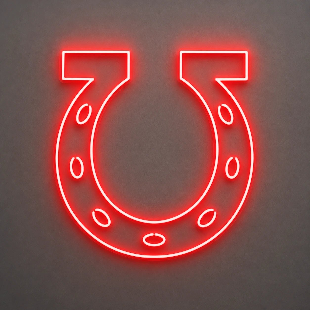 Open Horseshoe Curve Vintage LED Neon Sign - Shineneon