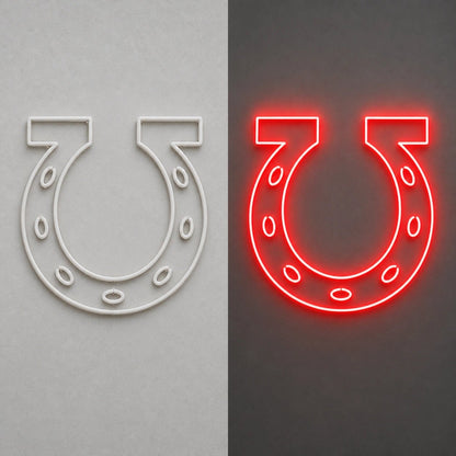 Open Horseshoe Curve Vintage LED Neon Sign - Shineneon