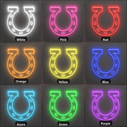 Open Horseshoe Curve Vintage LED Neon Sign - Shineneon