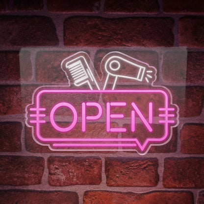 Open Interior Wall Decor LED Neon Sign - 01 Original Product Image