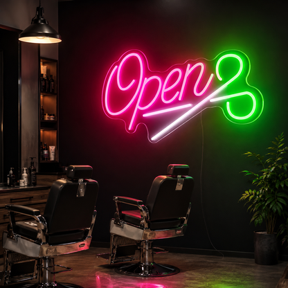 Open Is LED Neon Sign - 01 Original Product Image