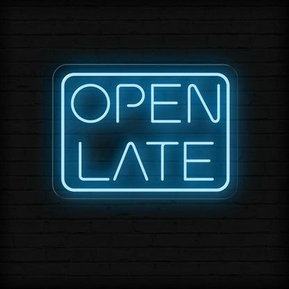 Open Late Led Neon Sign For Business | Shineneon