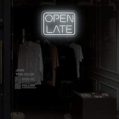 Open Late Led Neon Sign For Business | Shineneon