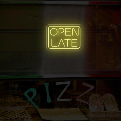 Open Late Led Neon Sign For Business | Shineneon