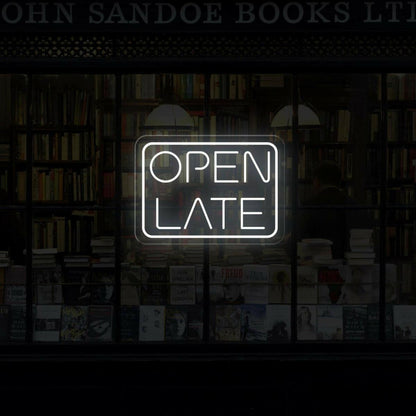 Open Late Led Neon Sign For Business | Shineneon
