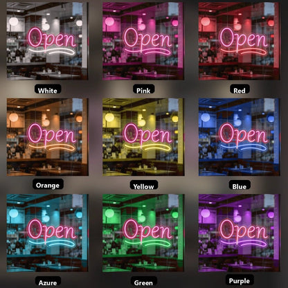 Open LED Neon Sign Bedroom Decor - Shineneon