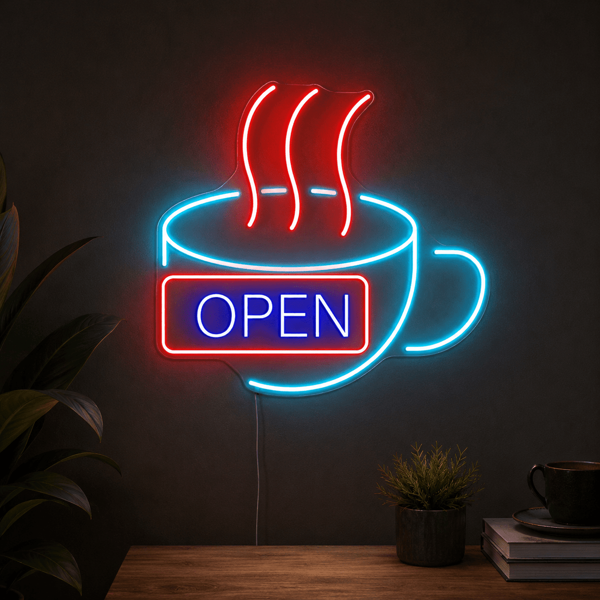 Open LED Neon Sign Coffee Shop Neon Sign - Shineneon