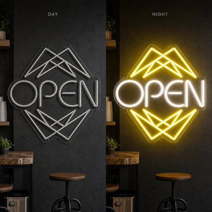 Open LED Neon Sign Garage Man Cave Neon Sign - Shineneon