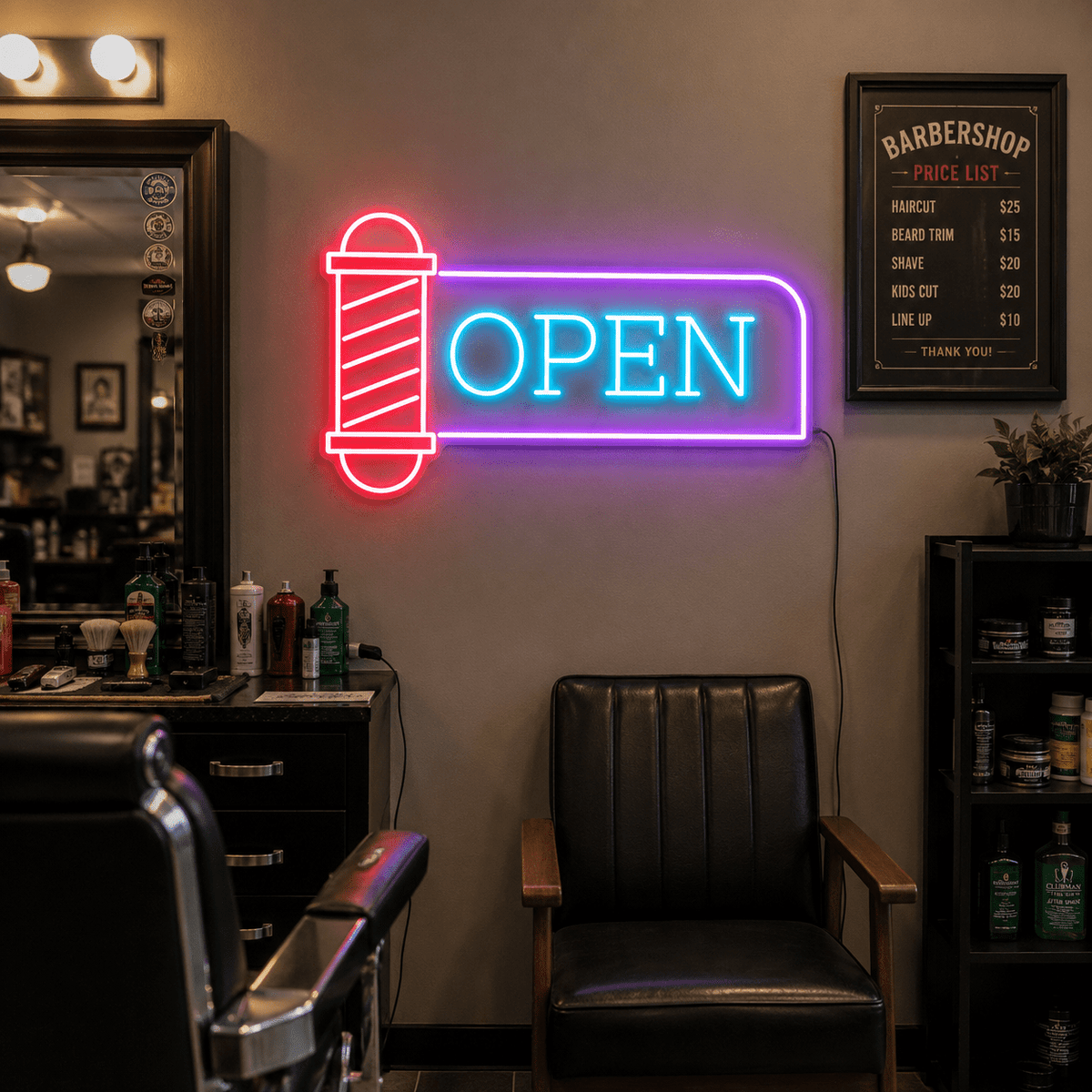 Open LED Neon Sign Home Art - Shineneon