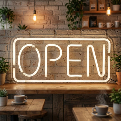 Open LED Neon Sign Home Decor - 02 High-Converting Product Image