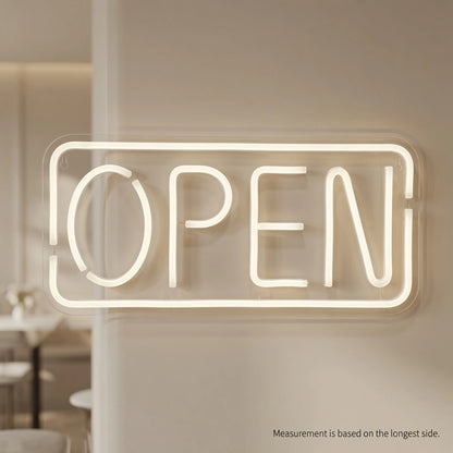 Open LED Neon Sign Home Decor - 04 Size Image