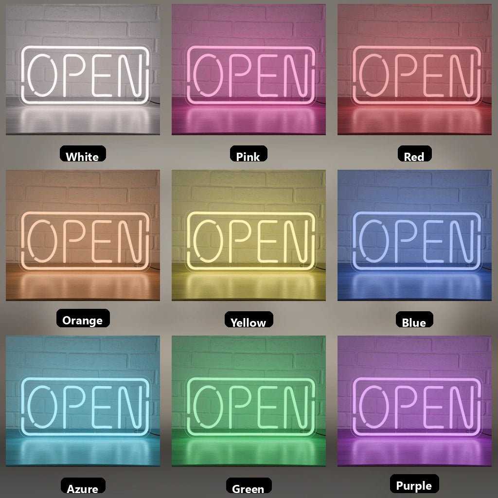 Open LED Neon Sign Home Decor - Shineneon