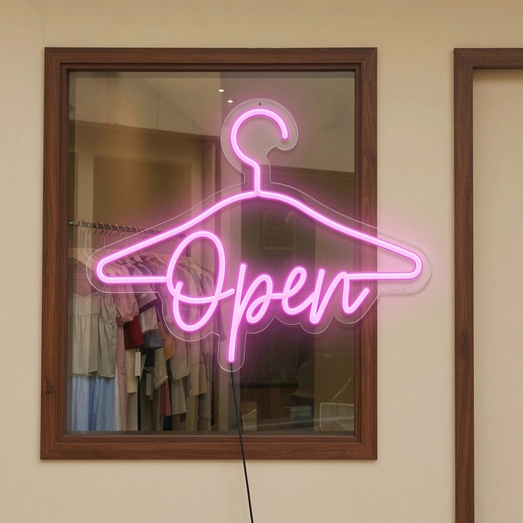 Open LED Neon Sign Home Wall Art - 01 Original Product Image